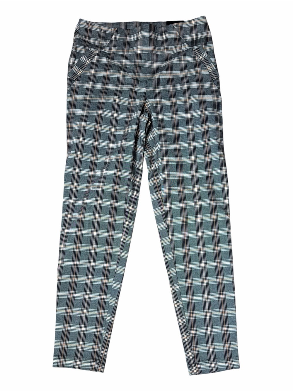 Soho Apparel Tan and Black Plaid Skinny Pants Small NWT